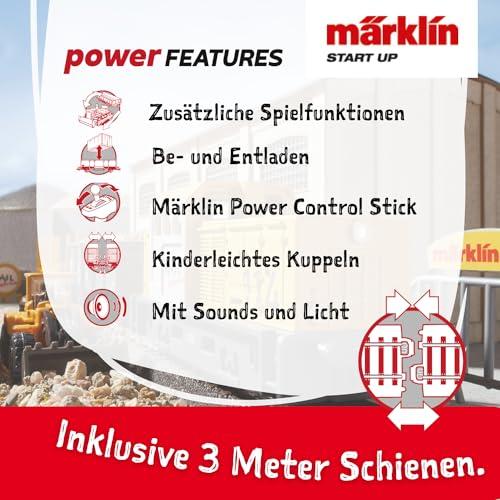 Märklin 29188 H0 kezdőkészlet építkezés témában, mozdonnyal, kocsival, sínekkel és vezérlőegységgel