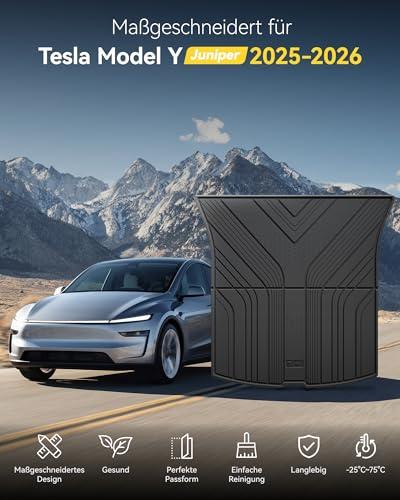 3W Tesla Model Y 2025–2026 Juniper (Premium/Performance/Standard) csomagtértálca, Thorex, mindenidős, szagtalan