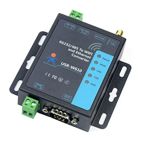 PUSR USR-W610 soros–WiFi/Ethernet vezeték nélküli átalakító, RS232/RS485 soros szerver, WatchDog, Modbus átjáró, TCP/UDP