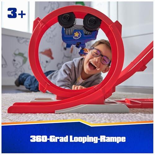 PAW Patrol Rescue Wheels Superloop Tower, extra nagy torony indítórámpával és looping pályával, fény- és hangeffektekkel, Chase monster truc
