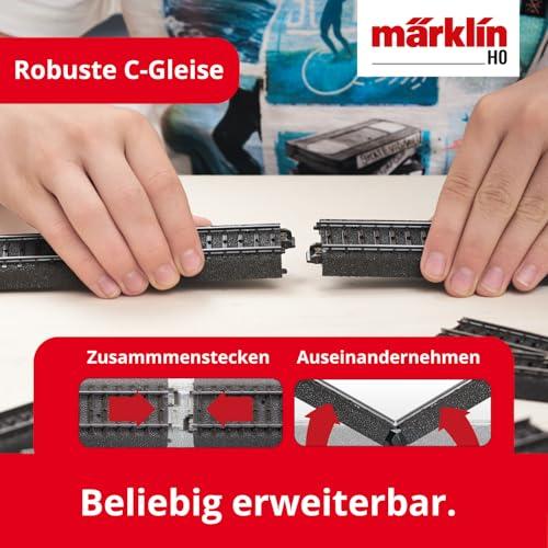 Märklin 29074 BR 74 digitális kezdőkészlet, tehervonat, III. korszak, H0 modellvasút, Mobile Station, C-sínnel