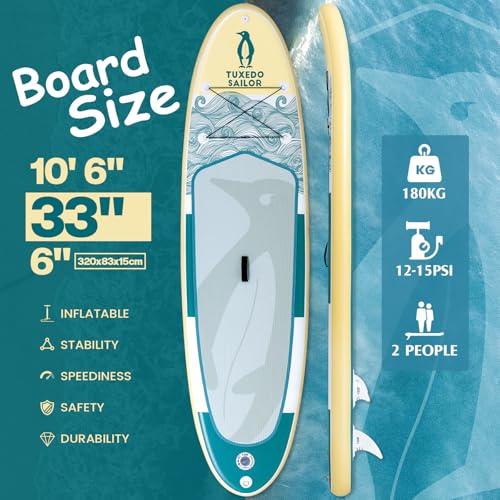 Tuxedo Sailor felfújható stand up paddle board felnőtteknek és tinédzsereknek