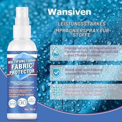 Wansiven textil impregnáló spray, 200 ml, tartós védelem textilekhez, kabátokhoz, kanapékhoz