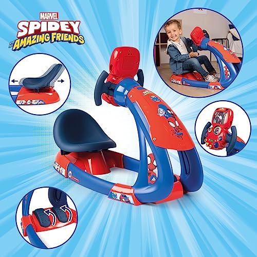 Smoby Spidey V8 Driver gyermek vezetésszimulátor, elektronikus kormánnyal, hangokkal és fényekkel