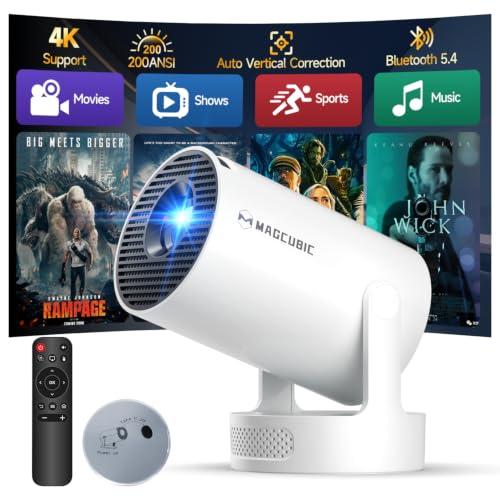 Magcubic HY300pro+ mini projektor, 4K támogatás, Android 14, Wi-Fi 6, Bluetooth 5.4