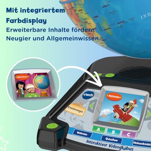 VTech interaktív videoglóbusz tanuló glóbusz kijelzővel és érintőceruzával