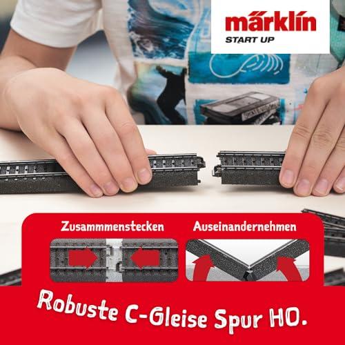 Märklin 29188 H0 kezdőkészlet építkezés témában, mozdonnyal, kocsival, sínekkel és vezérlőegységgel