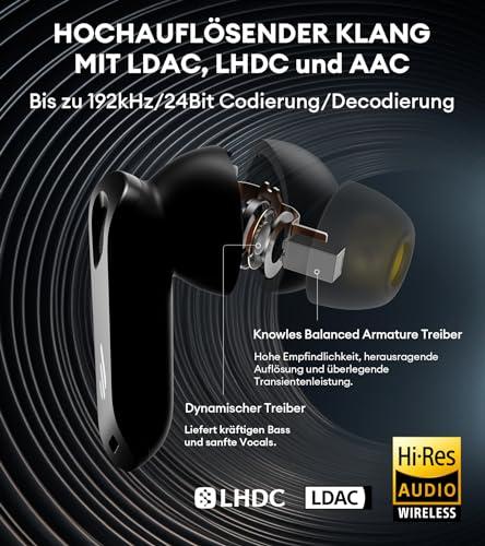 Edifier NeoBuds Pro 2 többcsatornás aktív zajszűrős fülhallgató, térhatású hang, Hi-Res, LDAC, LHDC, AAC, 8 mikrofon