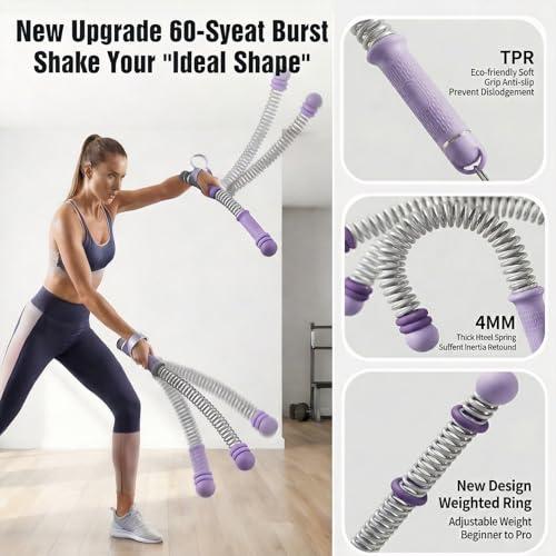 Kötél nélküli battle rope, zajmentes, állítható intenzitású otthoni fitneszeszköz, csúszásmentes