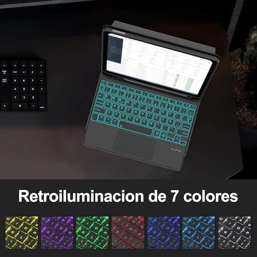 IVEOPPE iPad Pro 11" (M4, 2024) tok billentyűzettel, spanyol Ñ kiosztás, Bluetooth, háttérvilágítás, levehető