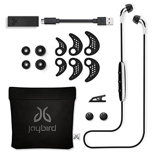 Jaybird Freedom Special Edition Bluetooth vezeték nélküli fülhallgató sportoláshoz, futáshoz és fitneszhez (fekete/ezüst)