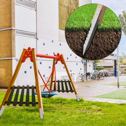 Swingpro 4 darabos földhorgony hintákhoz, horganyzott acél, 400 x 42 x 42 mm