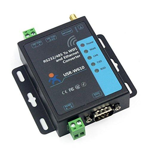 PUSR USR-W610 soros–WiFi/Ethernet vezeték nélküli átalakító, RS232/RS485 soros szerver, WatchDog, Modbus átjáró, TCP/UDP