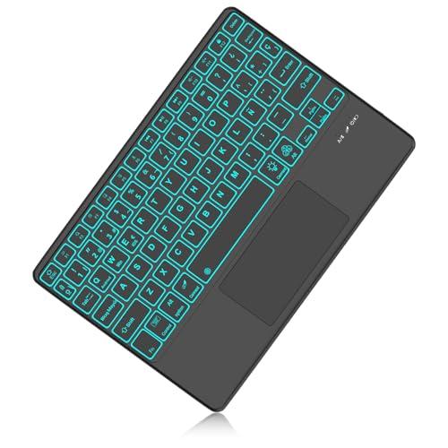 IVEOPPE iPad Pro 11" (M4, 2024) tok billentyűzettel, spanyol Ñ kiosztás, Bluetooth, háttérvilágítás, levehető