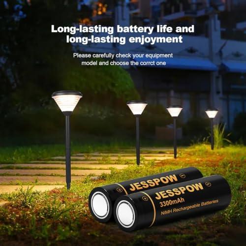 14430 újratölthető akkumulátor, lapos tetejű, 3300 mAh, zseblámpához, fejlámpához, napelemes lámpához, mini ventilátorhoz, 2 darabos