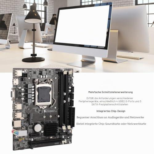 H55 gamer alaplap, LGA 1156 foglalat, DDR3 8 csatornás memória, M.2 NGFF, 4 fázisos tápellátás