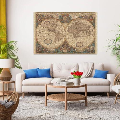 Ravensburger történelmi világtérkép puzzle, 5000 darabos