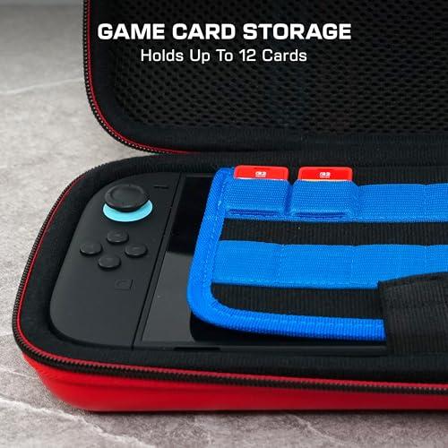 Turtle Beach PlayTrek Mario Bricks Nintendo Switch 2 kemény tok, utazótok
