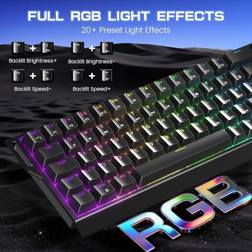 MAGIC-REFINER X68 HE 8000 Hz Rapid Trigger billentyűzet, brit kiosztás (fekete)
