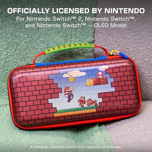 Turtle Beach PlayTrek Mario Bricks Nintendo Switch 2 kemény tok, utazótok