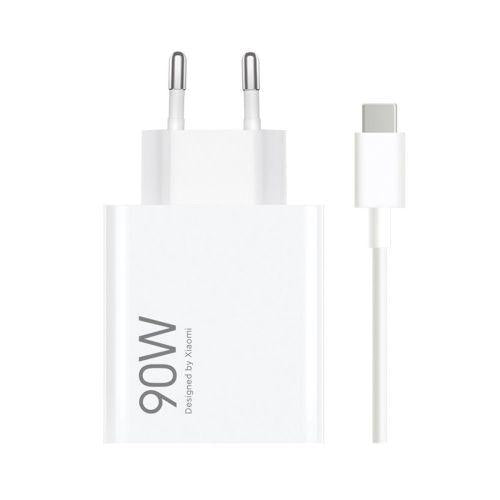 Xiaomi HyperCharge Combo BHR07ZBEU utazótöltő, USB-A, 90W, EU (fehér)