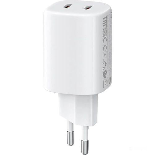 Xiaomi Mi Travel Charger Nano Turbo BHR087OEU GaN gyorstöltő, 2 USB-C, 45 W, EU (fehér)