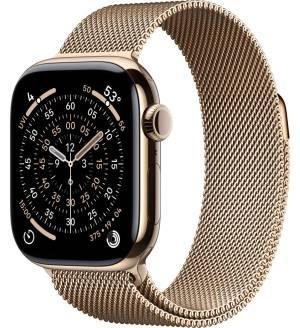 Apple Watch Series 11 Cellular 42 mm, arany milánói szíj, MF8Y4QL/A