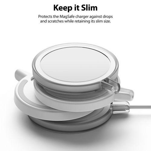 Ringke MagSafe töltőtok, Slim Matte Clear