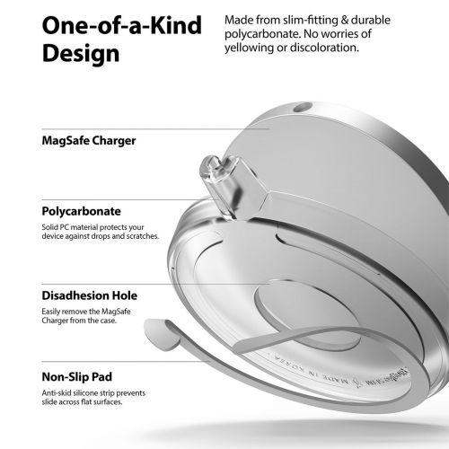 Ringke MagSafe töltőtok, Slim Matte Clear