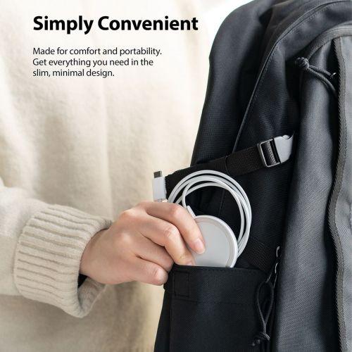 Ringke MagSafe töltőtok, Slim Matte Clear
