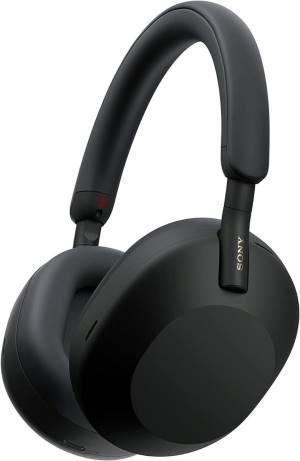 Sony WH-1000XM5 vezeték nélküli Bluetooth fejhallgató, zajszűrős, Alexa, Google, Siri, tokkal (fekete)