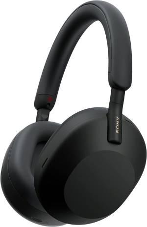 Sony WH-1000XM5 vezeték nélküli Bluetooth fejhallgató, zajszűrős, Alexa, Google, Siri, tokkal (fekete)