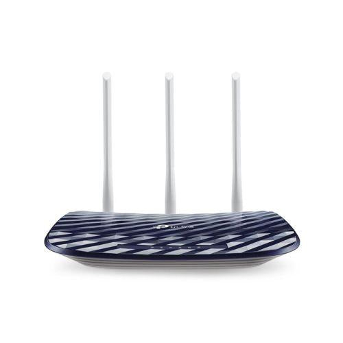 TP-Link Archer C20 vezeték nélküli router, 802.11ac, 733 Mbps, LAN/WAN (fekete, EU)
