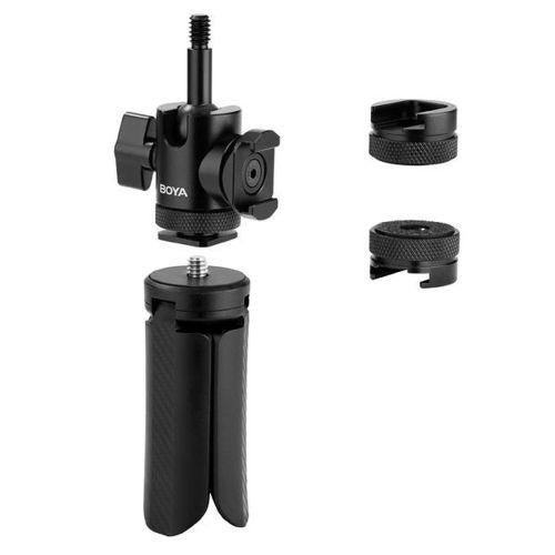 BOYA asztali mikrofonállvány 01, 1/4" menettel (fekete)
