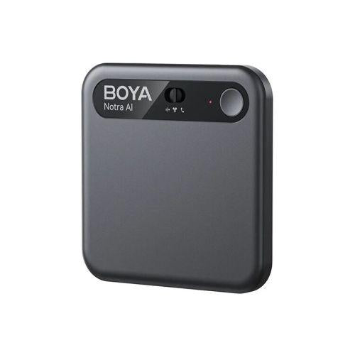 BOYA Notra MI-powered hangfelvevő, átíró és összefoglaló, vezeték nélküli jegyzetrögzítő, 64 GB (fekete)