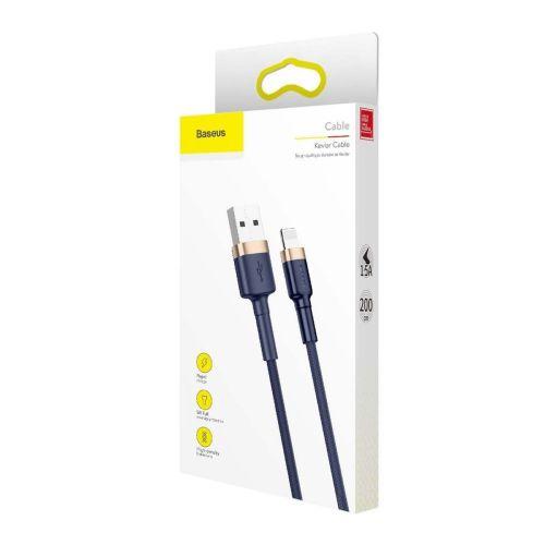 Baseus Cafule USB / Lightning kábel, QC 3.0, 1,5A, 2 m (CALKLF-CV3) (kék)