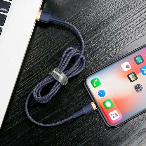 Baseus Cafule USB / Lightning kábel, QC 3.0, 1,5A, 2 m (CALKLF-CV3) (kék)