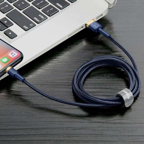 Baseus Cafule USB / Lightning kábel, QC 3.0, 1,5A, 2 m (CALKLF-CV3) (kék)