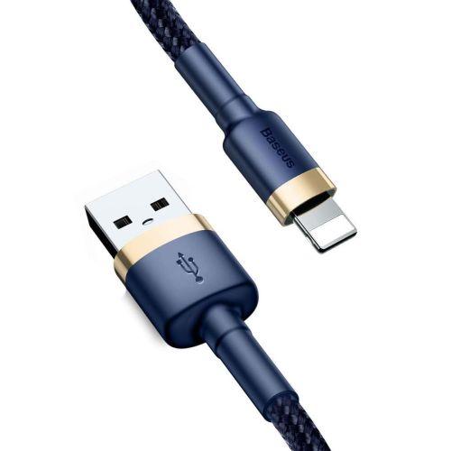 Baseus Cafule USB / Lightning kábel, QC 3.0, 1,5A, 2 m (CALKLF-CV3) (kék)