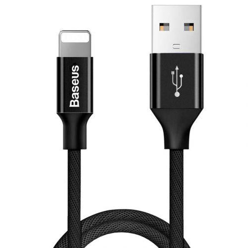Baseus Yiven Lightning kábel, 2A, 1,2 m (CALYW-01) (fekete)