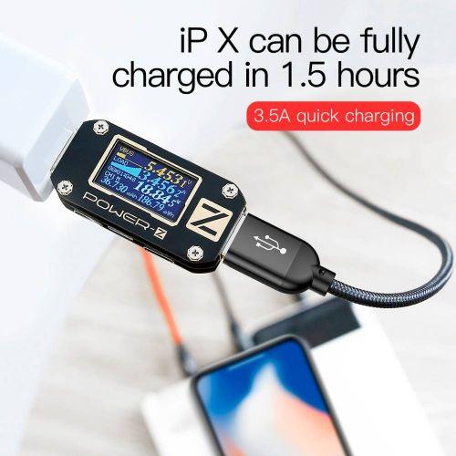 Baseus Three Primary Colors 3 az 1-ben kábel Lightning/USB-C/micro USB, nylon fonat, 3,5A, 1,2 m (CAMLT-BSY01) (fekete)