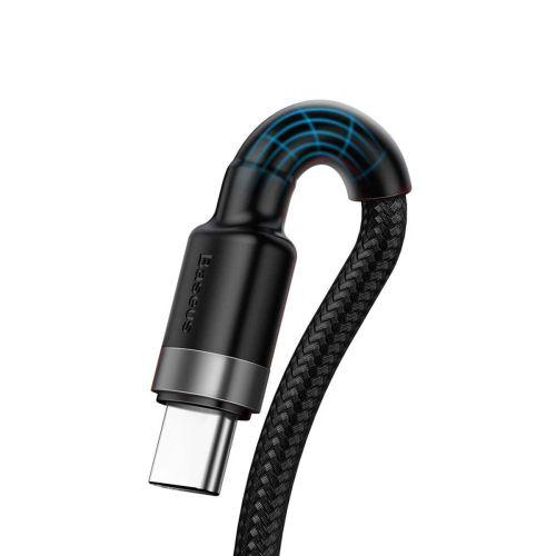 Baseus SuperCharge CATKLF-PG1 USB-C kábel, 40 W, PD 3.0, QC 3.0, 1 m (szürke/fekete)
