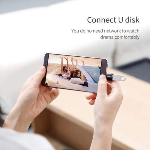 Baseus USB anya – USB-C apa adapter (CATOTG-01) (fekete)