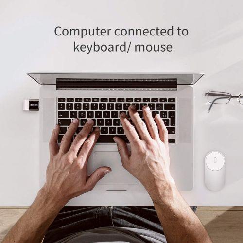 Baseus USB anya – USB-C apa adapter (CATOTG-01) (fekete)