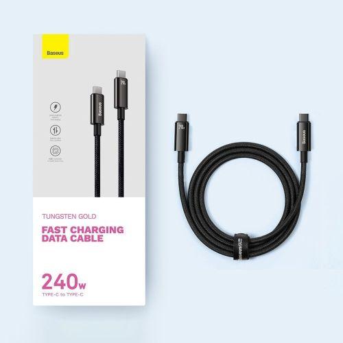 USB-C – USB-C kábel, 240 W, 3 m (fekete)