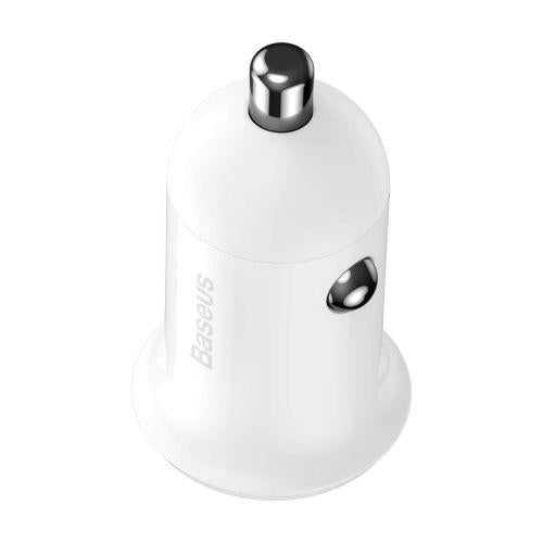 Baseus Pro autós töltő, 2 USB, 4,8 A (CCALLP-02) (fehér)