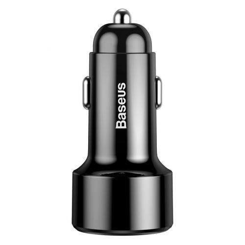 Baseus Magic Series PPS autós töltő digitális kijelzővel, USB-C PD + USB QC, 45W, CCMLC20C-01 (fekete)