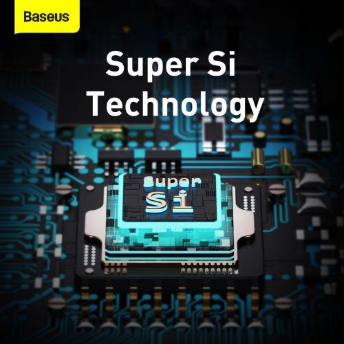 Baseus Super Si 1C utazó gyorstöltő, 25W, EU dugó, USB-C (CCSP020101) (fekete)