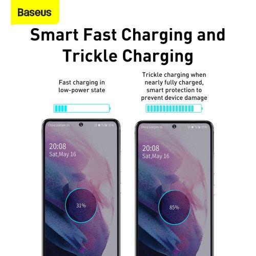 Baseus Super Si 1C utazó gyorstöltő, 25W, EU dugó, USB-C (CCSP020101) (fekete)