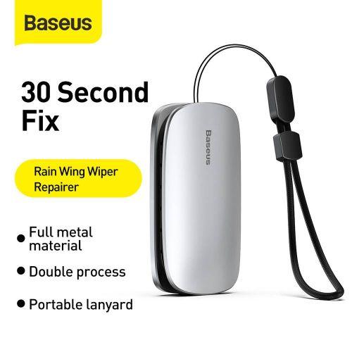 Baseus Car Tool Rain Wing ablaktörlő lapát javító, alumíniumötvözet (CRXFQ-0S) (ezüst)